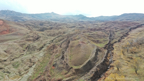 '노아의 방주'가 묻혔을 것이란 관측이 제기되고 있는 튀르키예 아라라트산 두루프나르 지대. [noahsarkscans.com 캡처]